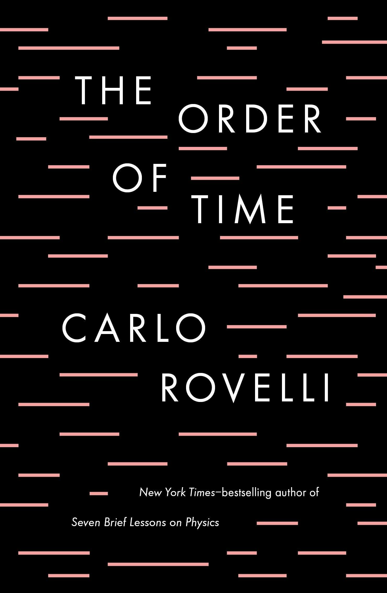 The media cover for “The Order of Time” by Carlo Rovelli