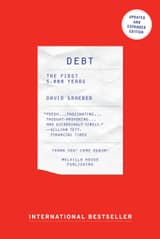 The media cover for “Debt: The First 5,000 Years” by David Graeber
