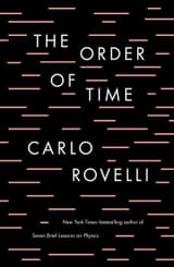 The media cover for “The Order of Time” by Carlo Rovelli