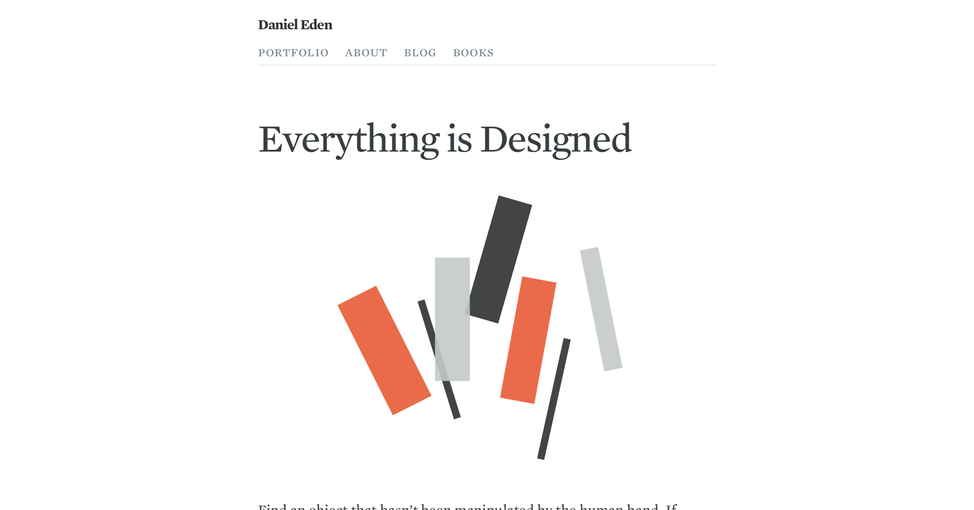 A screenshot of this website’s homepage in Jan 2014